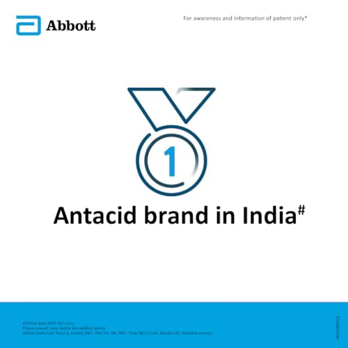 Digene Mint - Bottle of 200ml Antacid Antigas Gel | Quick and Lasting Relief from Acidity, Gas, Bloating, Heartburn and Indigestion | Anytime, Anywhere Bottle Pack | Sugar Free Medicine | Doctor's No.1 Antacid Brand | Refreshing Mint Flavor