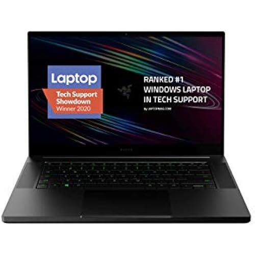 Razer Blade 15 Base Gaming Laptop 2020: Intel Core i7-10750H 6-Core, NVIDIA GeForce RTX 2070 Max-Q, 15.6" 4K OLED, 16GB RAM, 512GB SSD, CNC Aluminum, Chroma RGB, Thunderbolt 3, Creator Ready, Black