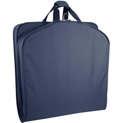 WallyBags® 52” Deluxe Carry On Travel Garment Bag, Perfect for Dresses and Longer Clothes, for Men & Women Cover