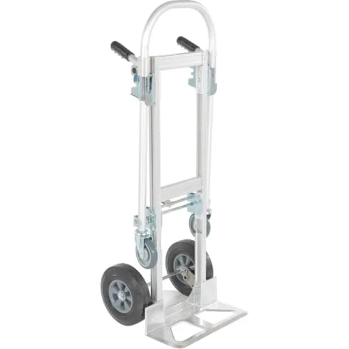 Carretilla convertible de aluminio con ruedas de goma dura miniatura 3