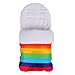 Manyo Chancelière Poussette, Chancelière Hiver Couverture Emmaillotage Bébé Naissance, Accessoire Poussette Chaises Porte-Bébé (Arc en ciel)