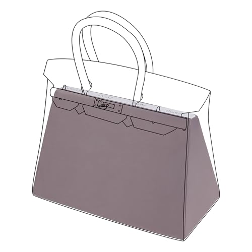 Image of DGAZ Purse Pillow Shaper Insert,Luxury Handbag Tote Shapers, Memory Foam- Fits Birkin 25 /30 /35 /40 Bag (Konjac Purple, BK25 Retourne)