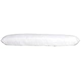Sweet Home Collection PIL Microfiber Fill Down Alternative Body Pillow, 20 x 54, Whit, 1 Count (Pack of 1), White