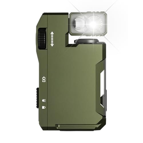 Linterna Plana De Bolsillo | Lámpara Ultradelgada Para Camping,Linterna Magnética Portátil de Bolsillo para Nocturna Senderismo Acampada Supervivencia al Aire Libre