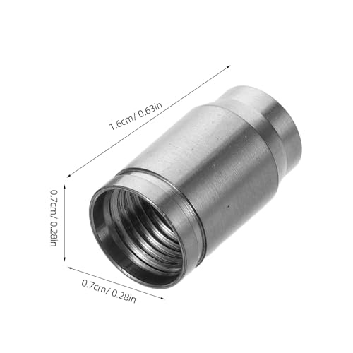 2 tapones para válvula de bicicleta de aleación de titanio, tapas protectoras contra el polvo para ruedas de montaña y carretera miniatura 7