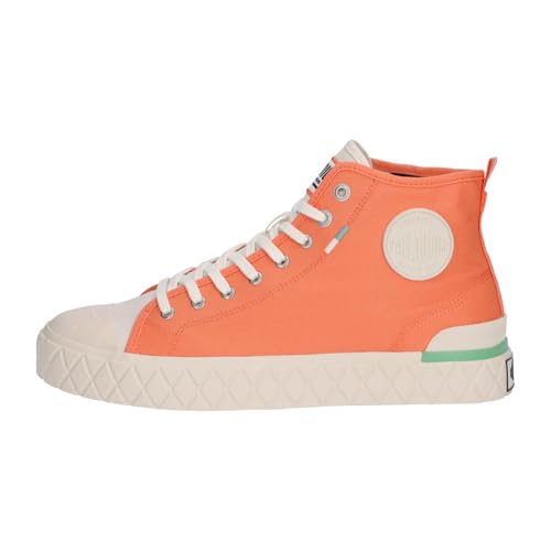 Image of Palladium Unisex Palla Ace Mid Organic Canvas Lace Up Sneaker