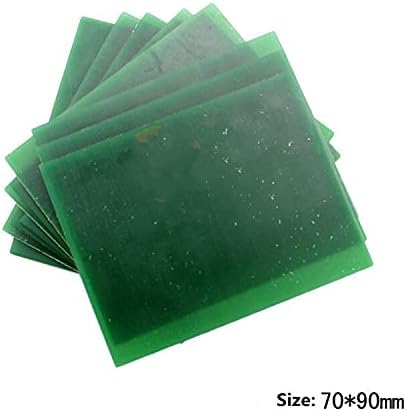 Jewelry Carving Wax Block - Dark Green Hard Sliced Casting Wax Plate for Engraving Gold and Silver Jewelry - Perfect for Artisans and Students (4mm)