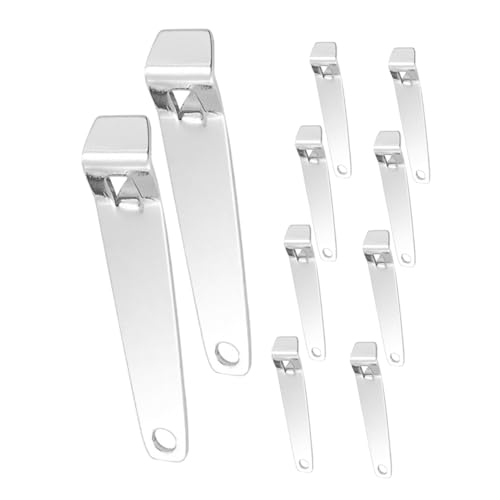 PLAFOPE 10 piezas Abridor de Botellas de Acero Inoxidable Mini Abrebotellas Portátil para Líquidos Orales Herramienta y Versátil para Abrir Frascos y de Soluciones Orales