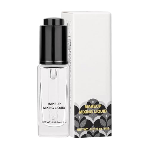 Foundation Mixing Liquid - 9ml Multi-Use Drops | Makeup Color Enhancer & Pigment Intensifier, All Day Long Wear Waterproof Formula For Foundation Eyeshadow And Mascara For Women And Girls