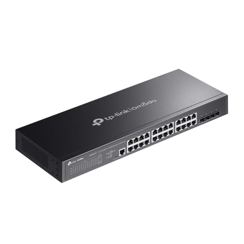 Image of Omada SG3428X-M2, 24 Port Multi-Gigabit L2+ Managed Switch | 24 x 2.5 Gig Ethernet Ports, 4 x 10 Gig SFP+ Ports, 10G Bandwidth, Support Omada SDN, 5 Year Manufacturer Warranty