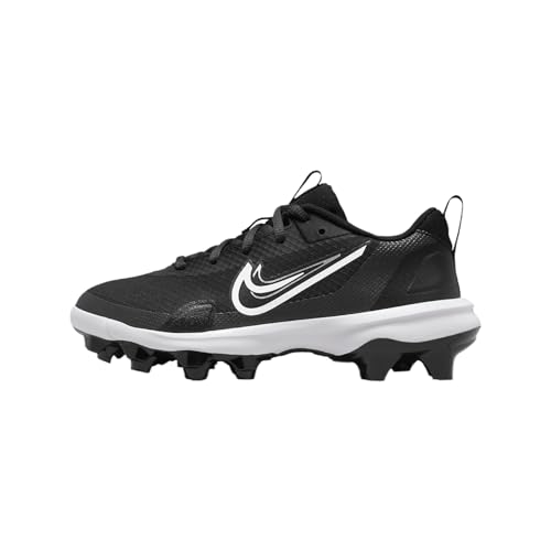 Nike Force Trout 9 Pro MCS Big Kids' Baseball Cleats (FZ0916-001, Black/Anthracite/White) Size 13