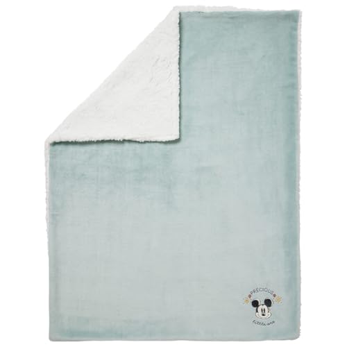 Babycalin - Couverture bi-matière Mickey 75 x 100 cm - Babycalin