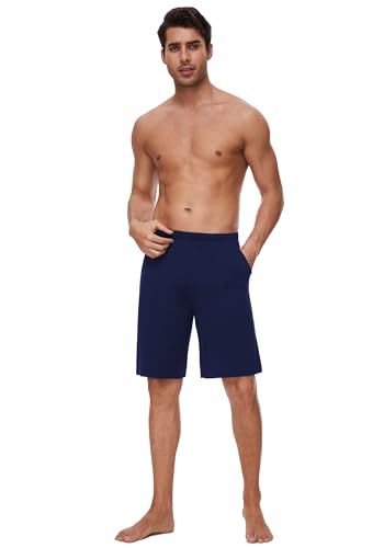 WiWi Viscose from Bamboo Pajama Short for Men Soft Knit Sleep Bottoms Summer Lounge Short Pants Cool Loungewear S-XXL4