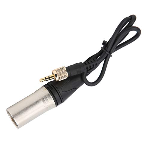 Ausgeglichener 3,5-mm-XLR-Kabeladapter, vergoldete 1/8 Zoll AUX-Buchse zum XLR-Mono-Audiokabel für Mikrofon, kompatibel mit iPhone, iPod iPad PC
