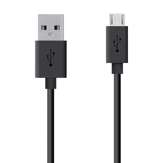 Image of Charger for Redmi 10A Sport Charger Original Adapter Like Wall Charger | Mobile Fast Charger | Android USB Charger with 1 Meter Micro USB Charging Data Cable (3 Amp, MI17, Black) (AX00218)