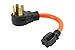 AC WORKS [S1450620-012] 1FT STW 10/3 RV/Range/Generator 14-50P 50Amp Plug to 6-20R 15/20Amp 250Volt Adapter