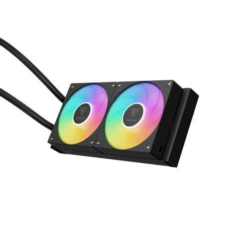 Image of Gamdias Chione P5-240 Black RGB Water Cooler with 3.4 inch 240mm IPS LCD Screen