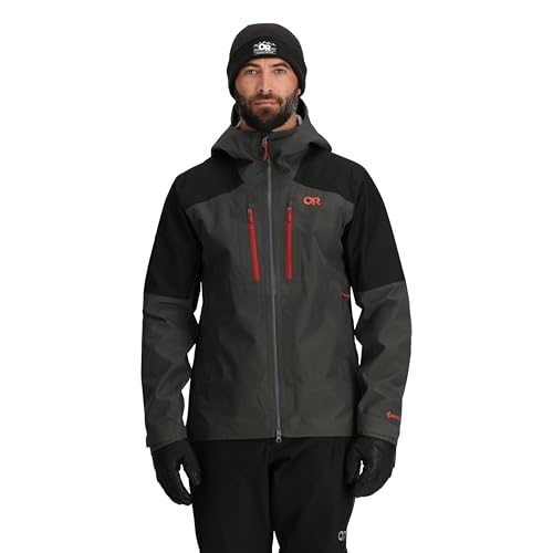 Outdoor Research Men's Headwall Gore-Tex 3L Jacket | Waterproof, Windproof, Helmet Compatible Hood, Standard Fit