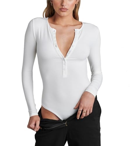 T-Shirt Manches Longues Femme avec Effet Ventre Plat et Tissu Extensible