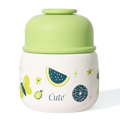 FYting Thermos Pappa Neonati,500 ml Scaldapappa Portatile,316 In Acciaio Inossidabile con Ciotola e Cucchiaio, Della...