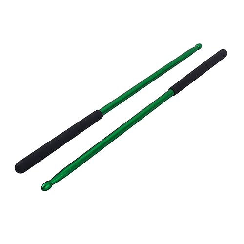 Baquetas de aleación para batería color verde miniatura 1