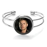Supernatural Dean Winchester Silver Plated Cuff Bracelet