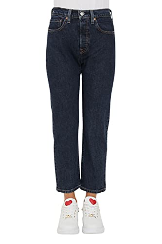 Levi's 501 Crop Vaqueros, Salsa Stonewash, 34W / 28L Mujer