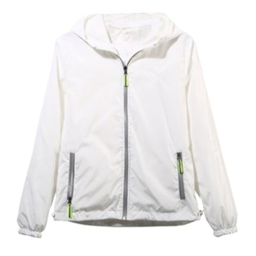 Generisch Chaqueta con capucha para hombre y mujer, chaqueta holgada para el tiempo libre, con LED intermitente, ligera, monocolor, chaqueta de otoño, chaqueta deportiva para exterior, para discoteca