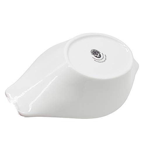 Chefcaptain Set Of 6 Porcelain Oval Casserole Dishes For Oven, 16 Oz Au Gratin Baking Dishes With Handles, Lead & Cadmium Free, Microwave Dishwasher Safe