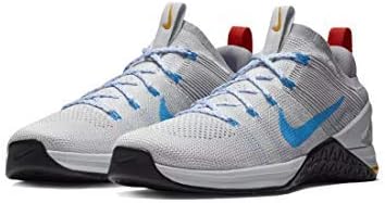 Nike Men's Metcon DSX Flyknit 2 Nylon Running Shoes (White/Blue Hero-Pure Platinum, 13)