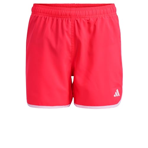 adidas Boy's Water Reactive Graphic Swim Shorts Kids, Lucid red/White, 9-10 Years