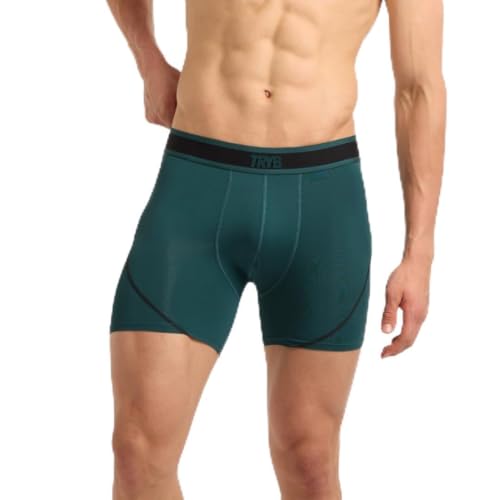 Image of TRYB Sports Underwear for Men | Stretchable Active-H Trunk Semi Compression Shorts | Trunks for Running & Gym Workout | Quick Dry, Breathable & Anti Chafing | Sports Innerwear Boxers