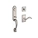 Baldwin FDKODXARCRRSR492 Reserve Full Dummy Handleset Kodiak x Arch with Rustic Square Rose in White Bronze Finish Right Hand