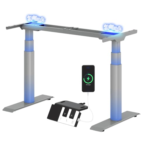 FLEXISPOT CylineX Pro Standing Desk Frame, 200KG Heavy Duty, 2 Motors