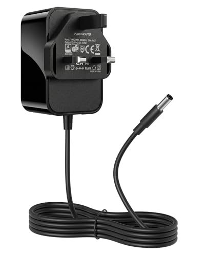 12V2A Power Supply Adapter, AC 100-240V 50/60Hz To DC 12V 24W Converter Charger, 5.5mm x 2.1mm UK Plug For LED Strip Lights, CCTV Camera, Audio/Video, Router, Security Camera, Monitors, Keyboards