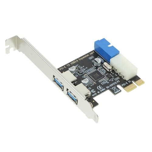ARTIBETTER Pci-e USB Expansion Card Ports USB Adapter for Desktop Pci-e Interface for Enhanced Data Transfer Compatible Various Systems