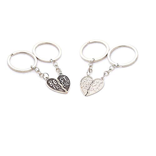Chaveiros Melhores Amigos Fellibay para 2 Pares de Chaveiro da Amizade