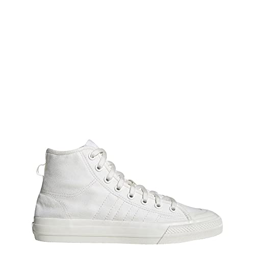 adidas Originals Nizza Hi Rf - Tenis para hombre, Blanco Nube/Blanco Nube/Blanco, 42 EU