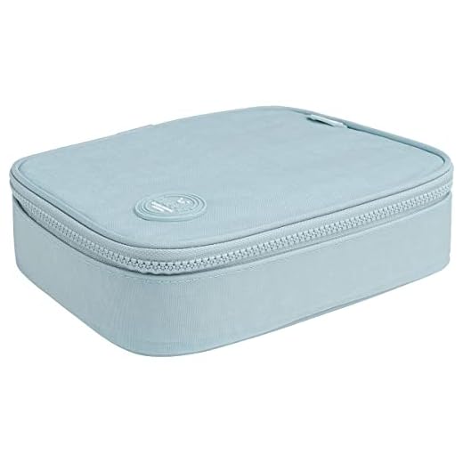 Tilibra - Estojo Box 2 Tilibra - Estojo Box Happy Azul