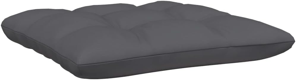 vidaXL 2-Seater Patio Sofa - Outdoor Relaxation Furniture with Cushions, Flexible Modular Design, Made from Solid Pinewood, Black