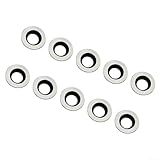 Oniissy Runde Hartmetall-Einsätze Ci5 für Drechselwerkzeuge mit optimalem Schleifprozess und indexierbarem Design, kompatibel mit allen Hohlräumen, 8,9 mm, 10 Stück
