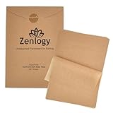 Zenlogy 12x16 (200 Pcs) Unbleached Parchment Paper Baking Sheets - Exact Fit for Your Half Sheet Pans - Perforated Box for Easy Storage - Non Toxic - Greaseproof