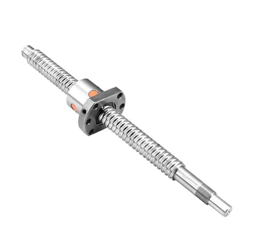 Metal Ball Screw nut Ball Screw SFU2005 with BKBF End Machined CNC Machine Parts Use for 3D Printer Ball Screw(500mm)