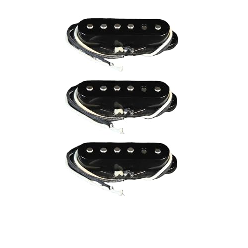 Micro guitare électrique SSS Alnico 5 set de 3 pièces vintage noir