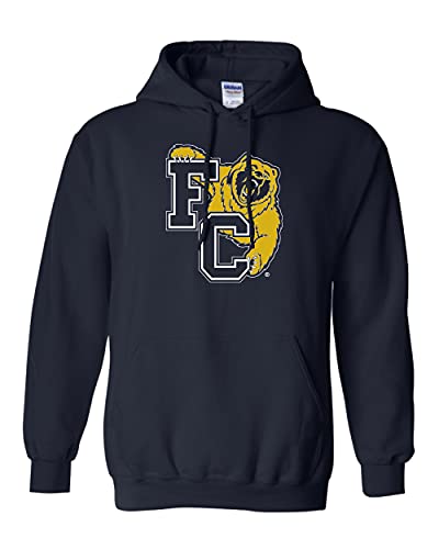 CreateMyTee | Franklin College FC Two Color Hooded Sweatshirt