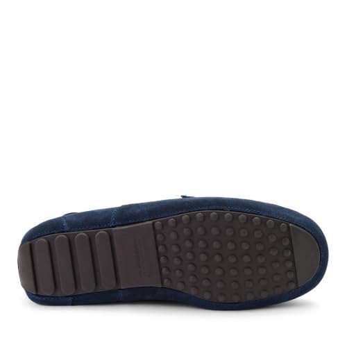 Image of Dearfoams Melbourne Genuine Shearling Moccasin Navy 10 M