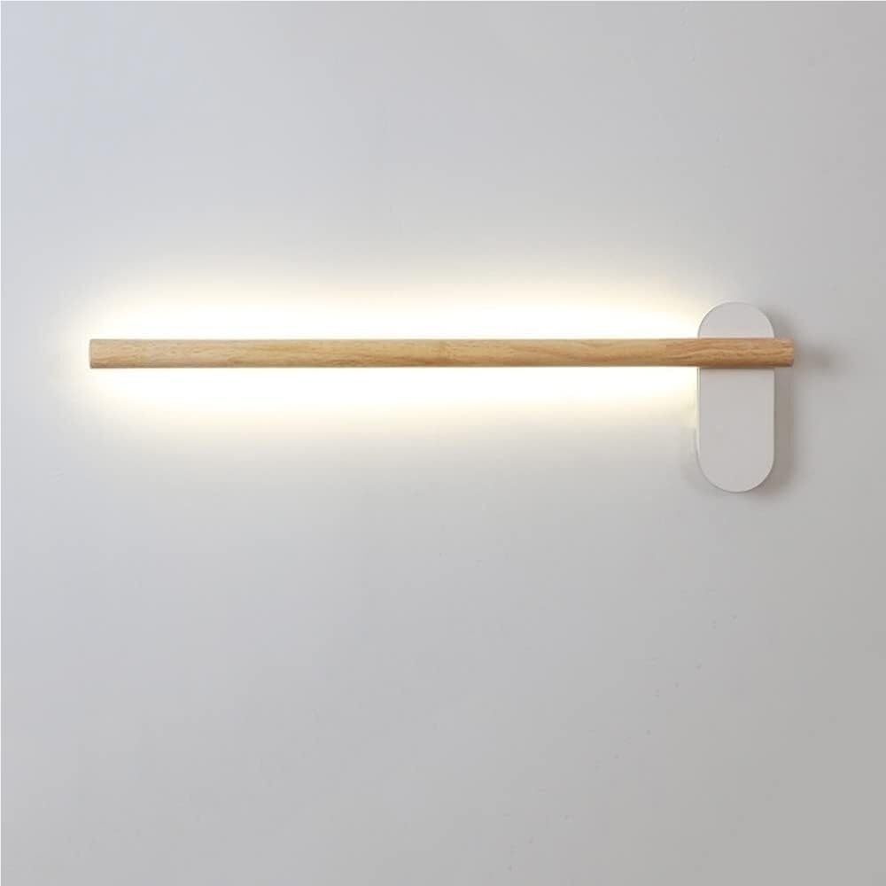 Spiegelleuchte Spiegellampe Moderne LED-Kosmetikleuchte aus Holz, weiße Spiegelfrontlampe, Badezimmerbeleuchtung, Frisiertisch, Schlafzimmerspiegelleuchten for Frisiertisch, Ankleidezimmer(50CM)