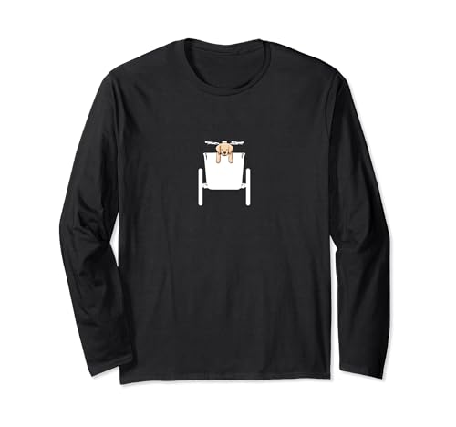 Lastenfahrrad Lastenrad Hunde Fahrradkurier Langarmshirt