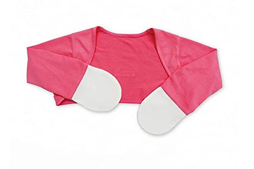 Edenswear Manoplas con infusión de zinc para niños con eczema, Rojo fucsia, 6 Meses Cover