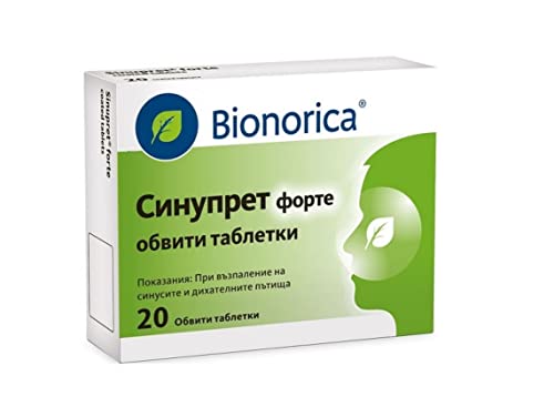 Sinupret Forte by Bionorica - Sinus & Immune Support 20 Tabs